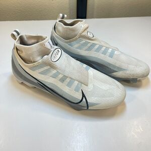 NIKE VAPOR GHOST LACE FOOTBALL ATHLETIC CLEATS  Sz Mens 9 White